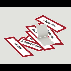 Velux 453790 Labels, set for smoke ventilation system